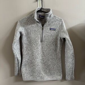 Patagonia Grey Fleece 1/4 Zip Pullover